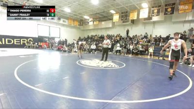 190 lbs Semifinal - Thiago Pereira, San Clemente vs Danny Frailey, Trabuco Hills