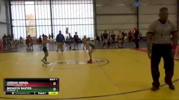 72 lbs Round 1 - Jordan Heindl, Midwest Maniacs vs Bronsyn Baxter, PA White