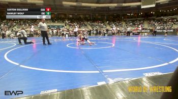 55 lbs Consi Of 16 #2 - Luxton Sullivan, Cushing Tigers vs Rawley Wolf, Cowboy Wrestling Club