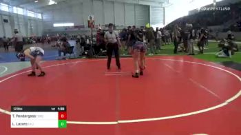 123 lbs Quarterfinal - Leilani Lazaro, California Grapplers vs Trinity Pendergass, Ford Dynasty WC