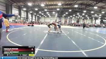 160 lbs Rd# 6- 9:00am Saturday Final Pool - Drew DeForrest, Ranger WC vs Macklin Penner, Iowa Black