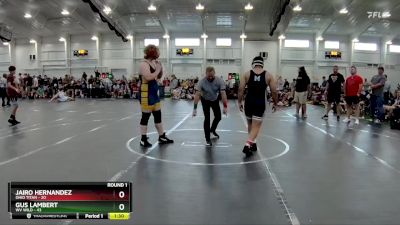 285 lbs Round 1 (6 Team) - Gus Lambert, WV Wild vs Jairo Hernandez, Ohio Titan