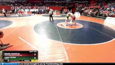 1A 215 lbs Semifinal - Drake Champlin, Wood River (East Alton-W.R.) vs Chris Peura, Seneca