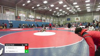 113 lbs Quarterfinal - Elijah Valencia, Merced vs Marcus Tolentino, Northview