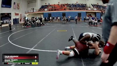 215 lbs Champ. Round 2 - Talin Krashoc, Severn School vs Isaiah Trusty, Gilman School