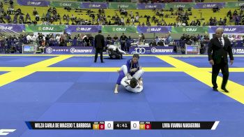 Livia Vianna Nakaguma vs Wilza Carla De Macedo T. Barbosa 2025 Brasileiro Jiu-Jitsu IBJJF