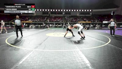 133 lbs Consi Of 8 #2 - Giancarlo Plaza, Menlo-NCWA vs Kevin Kerns, UCF