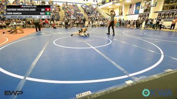 73 lbs Quarterfinal - Hayden Wenetshlager, Salina Wrestling Club vs Iver Garcia, Wagoner Takedown Club