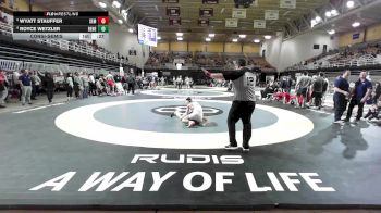 106 lbs Consolation - Wyatt Stauffer, Wyoming Seminary vs Royce Wetzler, Benedictine Prep