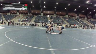 141 lbs Cons. Round 4 - Jaden Weisgal, New College Of Florida vs Colin Kuhn, Cornerstone