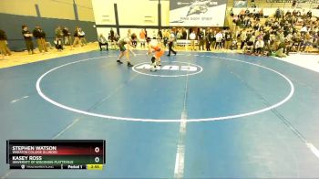 184 lbs Cons. Round 3 - Stephen Watson, Wheaton College (Illinois) vs Kasey Ross, University Of Wisconsin-Platteville