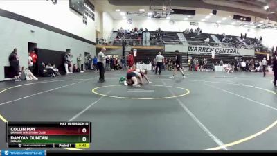 152 lbs Cons. Round 2 - Collin May, Dragon Wrestling Club vs Damyan Duncan, Indiana