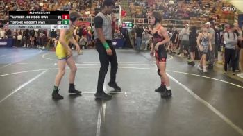106 lbs Champ. Round 2 - Luther Johnson SW4, Wilmington vs Stone Meggitt NW2, CLYDE