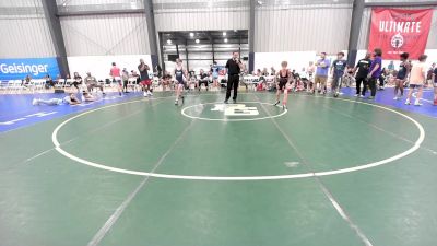 90 lbs Rr Rnd 2 - Zavier Olver, Mat Assassins K8 B vs Sam Winship, CT Whale K-8