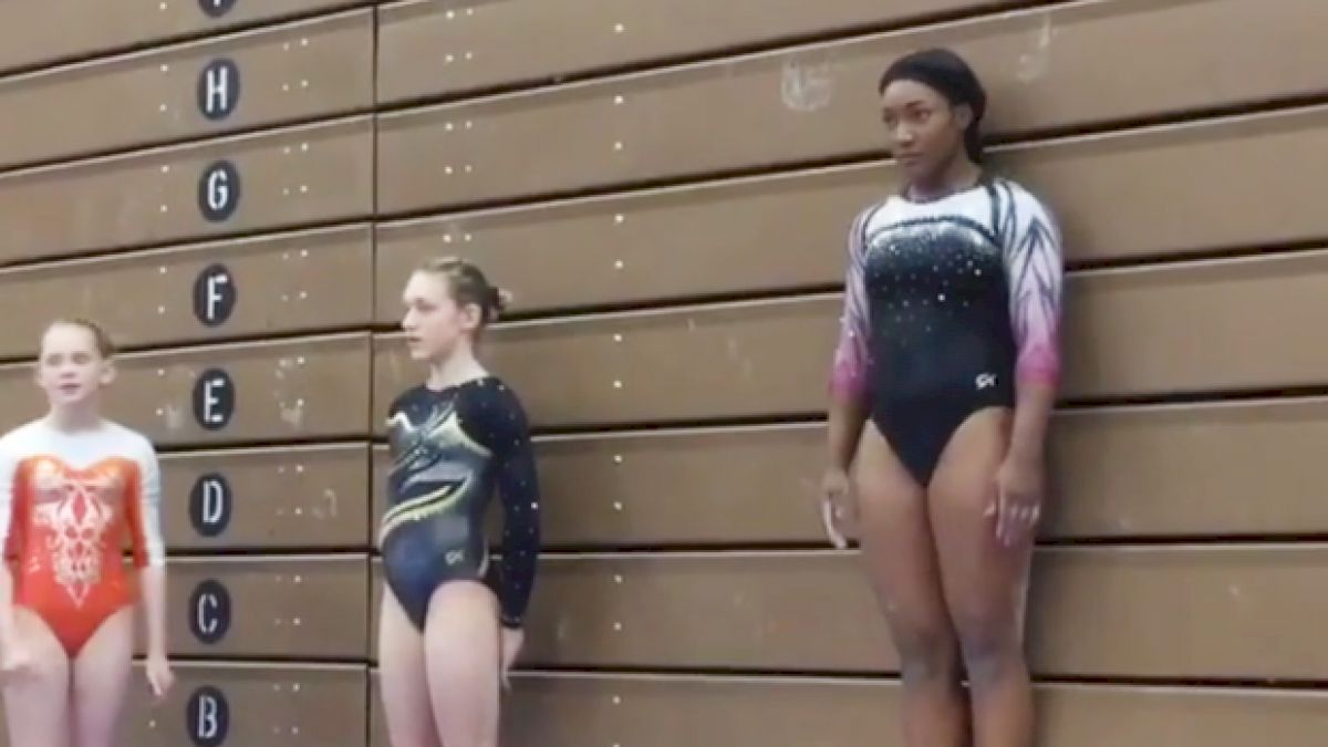 Video: Tumbling Queen Angel Rice Shows Off Ridiculous Routine