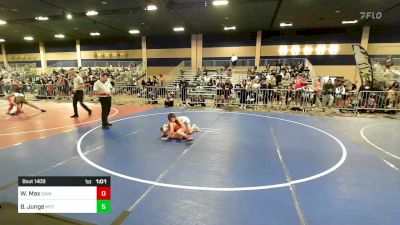 82 lbs Quarterfinal - William Max, Savage House WC vs Beau Junge, Mtc