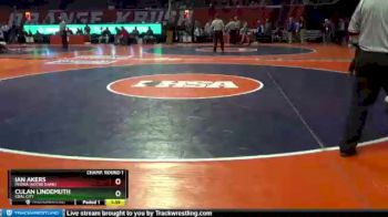 1 lbs Champ. Round 1 - Ian Akers, Peoria (Notre Dame) vs Culan Lindemuth, Coal City