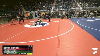 63 lbs Cons. Round 5 - Wesley Barnes, Sheridan Wrestling Club vs Conner Ghormley, Lander USA Wrestling