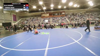 95 lbs Champ. Rd Of 16 - Ella Coomes, Jackrabbit Wrestling Academy vs Jessica Dean, Betterman Elite Wrestling