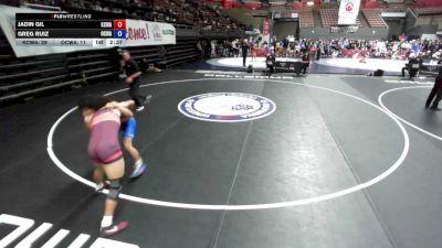 157 lbs Jadin Gil, KCWA - Kern County Wrestling Association vs Greg Ruiz, OCWA - Orange County Wrestling Association