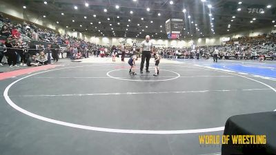 46 lbs Consi Of 16 #2 - Luke Tena, Cornerstone Mat Club vs Miguel Rocha, Warriors Of Christ WOC