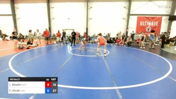 52 kg Rr Rnd 3 - Lexi Beadle, Buckeye Girls National Team vs Charlize Shuler, Virginia Blue