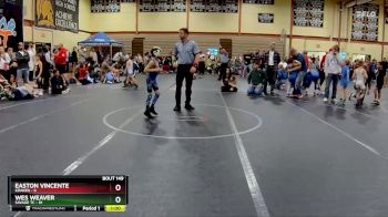 56 lbs Cons. Semi - Wes Weaver, Savage TC vs Easton Vincente, Kraken