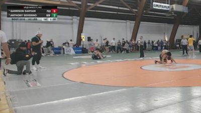 145 lbs Quarterfinal - Garrison Sartain, Position Wrestling vs Anthony Severino, New York Military Academy