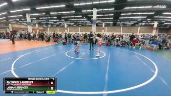 115 lbs Round 1 - Anthony Landrum, Betterman Elite Wrestling vs Logan Sieracki, Spartan Mat Club