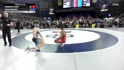 120 lbs Cons. Sub-rd Of 64 - DeMarco Kates, OH vs Nolan Barton, TN