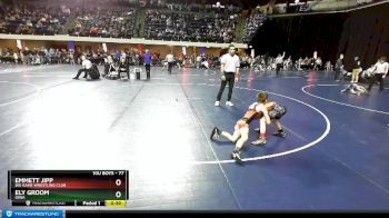77 lbs Cons. Semi - Emmett Jipp, Big Game Wrestling Club vs Ely Groom, Iowa