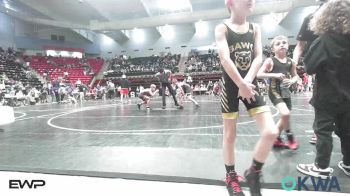 76-80 lbs Quarterfinal - Ryker Hushbeck, Verdigris Youth Wrestling vs Mark Bumbulsky III, Owasso Takedown Club