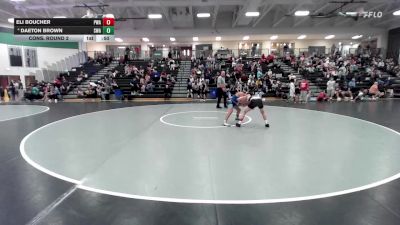 96 lbs Cons. Round 2 - Eli Boucher, Purler Wrestling Academy vs Daeton Brown, Shelton Wrestling Academy