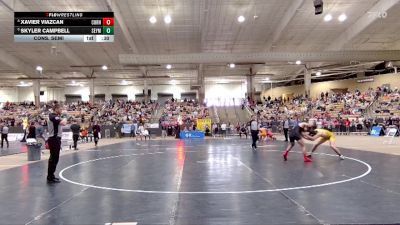A 175 lbs Cons. Semi - Xavier Viazcan, Cornersville High School vs Skyler Campbell, Seymour High School