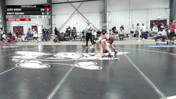 133 lbs Consi Of 16 #2 - Alex Oberc, Springfield vs Brett Redner, Rhode Island College