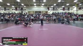 S-9 lbs Round 3 - Trevor Mast, Indee Mat Club vs Gage Christensen, Team Bosco