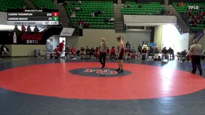 192 lbs Finals (2 Team) - Zachary Hooks, Weaver vs Brennan Bowling, St. John Paul II