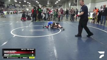 67 lbs Cons. Semi - Brody Kalczynski, Dansville WC vs Gavin Bussell, Saranac Youth WC