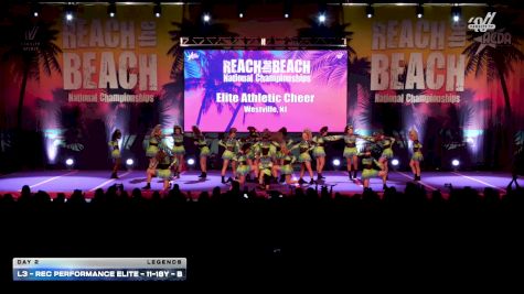 L3 - Rec Performance Elite - 11-18Y - B [2026 Day 2 Legends] 2026 ACDA Reach the Beach Rec Nationals