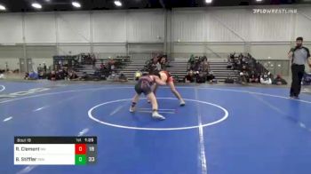 125 lbs Prelims - Ryan Clement, New Mexico vs Blue Stiffler, Roundtree