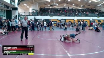 80 lbs Cons. Semi - Traxler White, Kuna vs Cyler Beeson, Middleton