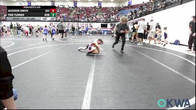 60 lbs Round Of 16 - Jackson Smith, Standfast vs Tike Turner, Bridge Creek Youth Wrestling