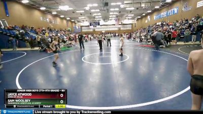 80 lbs Cons. Round 2 - Sam Woolsey, Sanderson Wrestling Academy vs Jayce Atwood, Sons Of Atlas