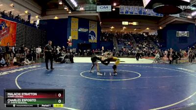 113 lbs Cons. Round 7 - Malachi Stratton, Sussex Central vs Charles Esposito, St Joseph Regional