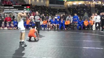 144 lbs Finals (1st & 3rd) - Zander Youngblut, Don Bosco vs Kaden Lange, Jesup