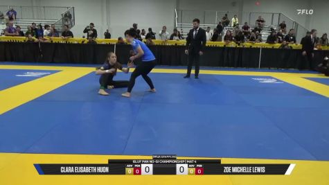 Zoe Michelle Lewis vs Clara Elisabeth Huon 2026 Pan IBJJF Jiu-Jitsu No-Gi Championship