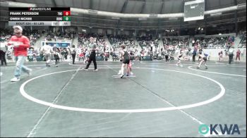 60 lbs Consi Of 32 #2 - Frank Peterson, Tahlequah Wrestling Club vs Owen Mckee, Duncan Demon Wrestling