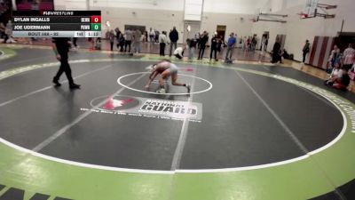 92 lbs Cons. Semis - Joe Udermann, Pursuit Wrestling vs Dylan Ingalls, Berge Elite Wrestling Academy