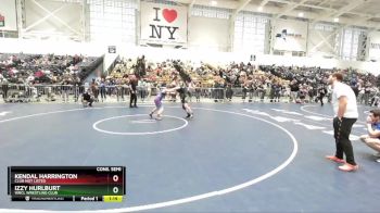 120 lbs Cons. Semi - Izzy Hurlburt, WRCL Wrestling Club vs Kendal Harrington, Club Not Listed
