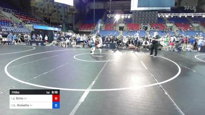 175 lbs Rnd Of 16 - Jonathan Sims, OH vs Lucas Ricketts, KY